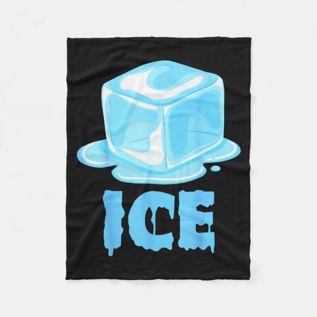 Ice Bag Funny Halloween Christmas Costume  Fleecedecke (Vorderseite)