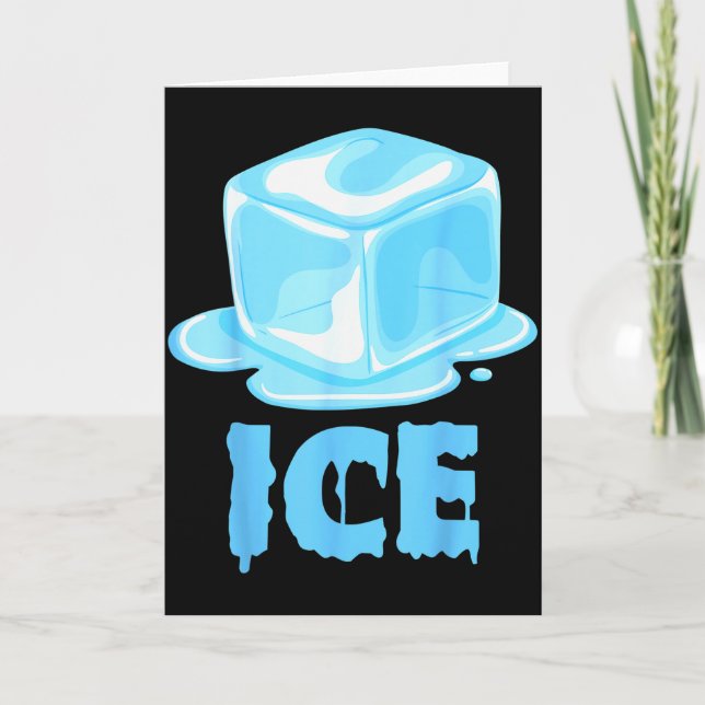Ice Bag Funny Halloween Christmas Costume  Karte (Vorderseite)