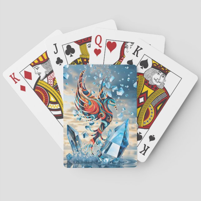Ice Bird Spielkarten (Rückseite)
