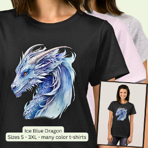 Ice Blue Dragon T-Shirt