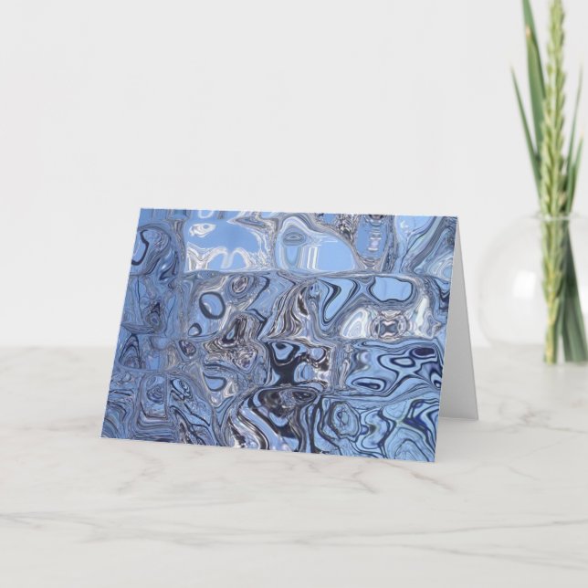 "ICE BLUE"-Karte Karte (Vorderseite)