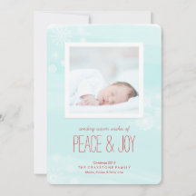 Ice Blue Peace & Joy Foto