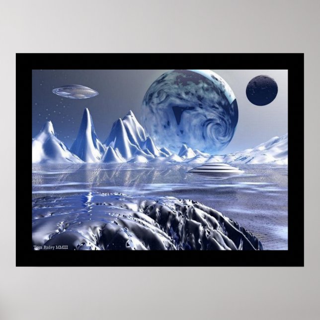 Ice Blue Poster (Vorne)
