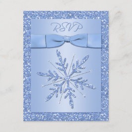 Ice Blue RSVP Card (NICHT mit Square Invite zu ver