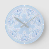 Ice Blue Snowflake