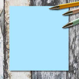 Ice Blue Solid Color | Classic | elegant Notizblock
