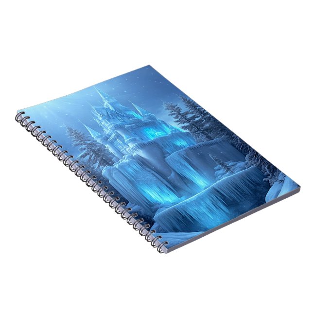 Ice Castle Frozen Dreams Notebook Notizblock (Rechte Seite)