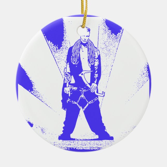 Ice Climb Baby Keramik Ornament (Vorne)