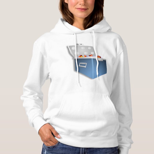 Ice Cooler Womens Hoodie (Vorderseite)