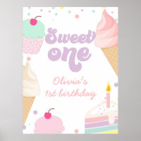 Ice Cream and Cake Sweet One 1st Birthday
