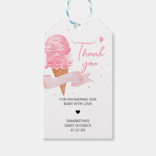 Ice Cream Baby Duwer Fevor Tags Geschenkanhänger