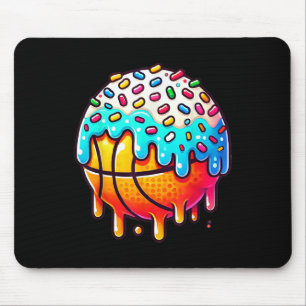 Ice Cream Basketball Tropfen Boys Girls Kinder Bas Mousepad