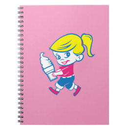 Ice Cream Girl Notebook Journal Notizblock