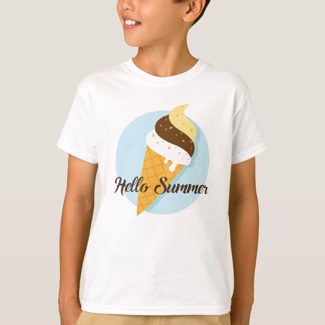 Ice Cream Hello Shirts & Jacken (Vorderseite)
