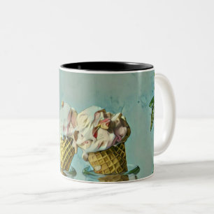 Ice cream lover gift zweifarbige tasse