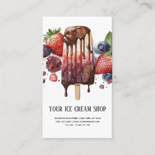 Ice Cream Parlor Visitenkarte