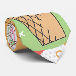 Ice cream pastel teacher Back to school pink Krawatte