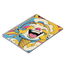 Ice Cream Pop Art Explosion Notebook Notizblock