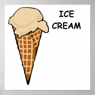 ICE CREAM POSTER