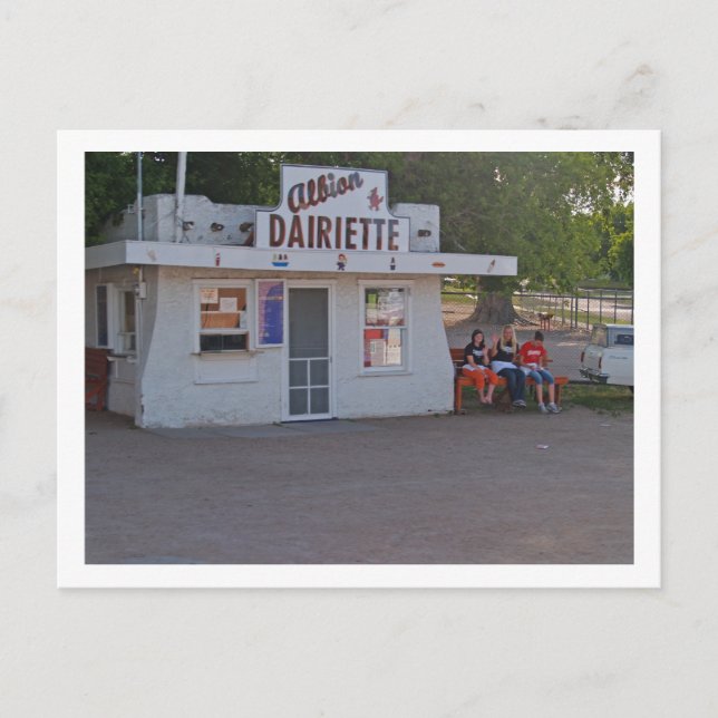 ICE CREAM POSTKARTE (Vorderseite)