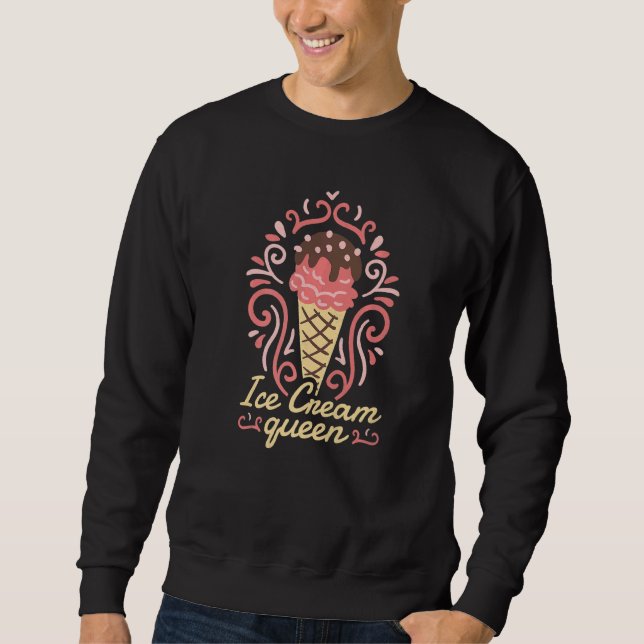 Ice Cream Queen Sweatshirt (Vorderseite)