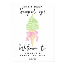Ice Cream She's Been Scooped Up Bridal Shower