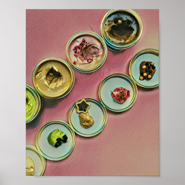 Ice cream shop decor poster (Vorne)