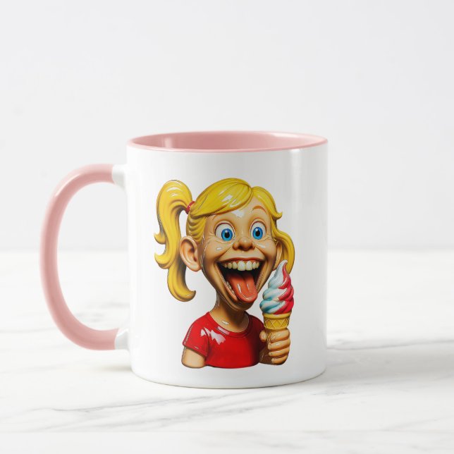 Ice Cream Smile Burst Tasse (Links)