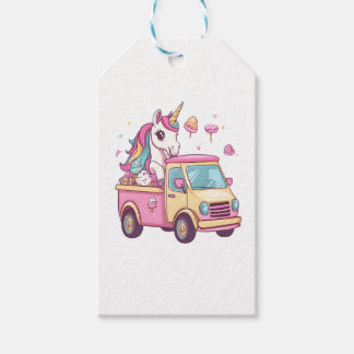Ice Cream Truck Unicorn (1) Geschenkanhänger