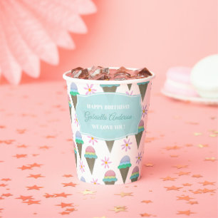 Ice Crean Cone Pappbecher