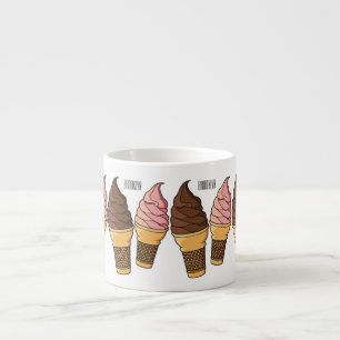 Ice-Creme-Cartoon Espressotasse