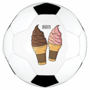 Ice-Creme-Cartoon Fußball