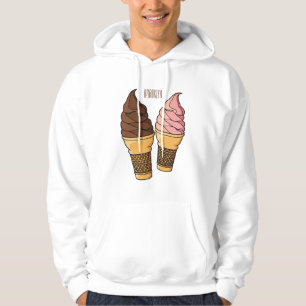 Ice-Creme-Cartoon Hoodie