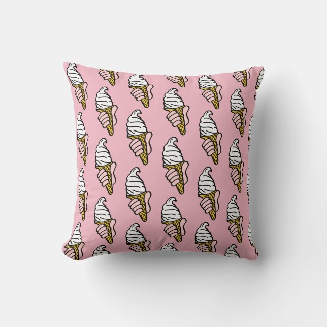 Ice Creme Cone Design Kissen (Vorderseite)