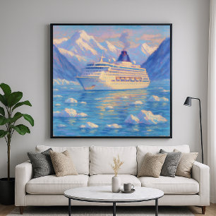 Ice Cruise - Pastelmalerei Art Poster