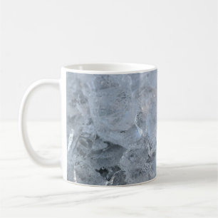 Ice Cube Textur-Bild Kaffeetasse