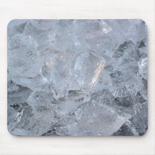 Ice Cube Textur-Bild Mousepad (Vorne)