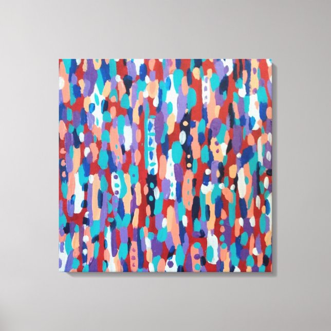 Ice Dance Abstrakt Leinwanddruck (Vorderseite)