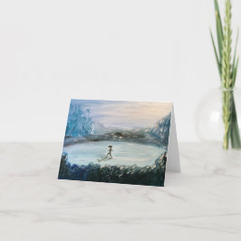 Ice Dancer Note Card Dankeskarte