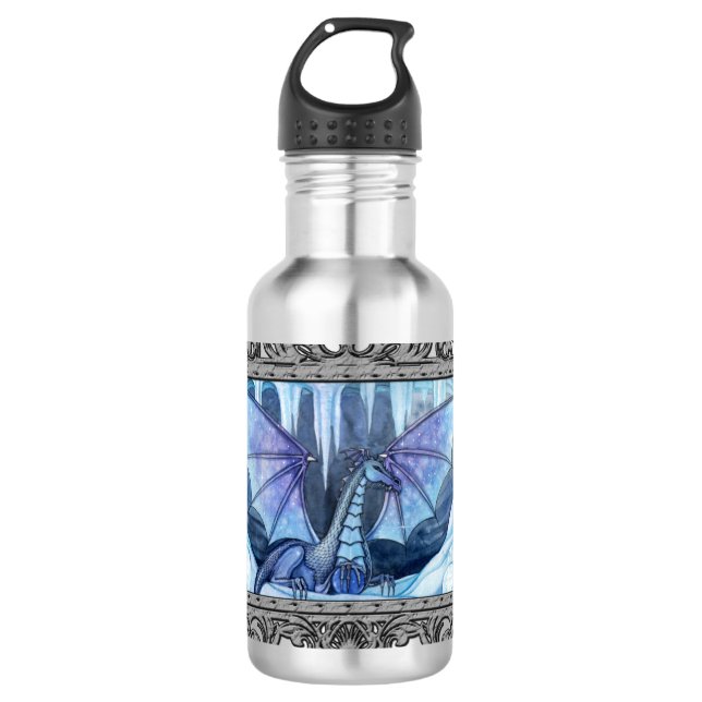 Ice Dragon Edelstahlflasche (Vorderseite)