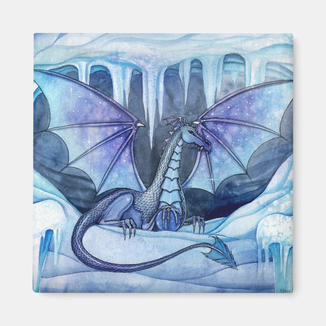 Ice Dragon Magnet (Vorne)