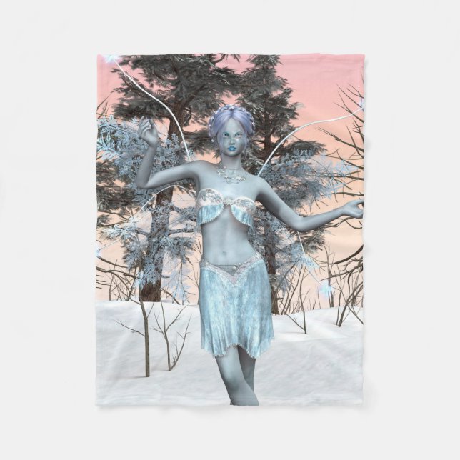 Ice Fairy Fleecedecke (Vorderseite)