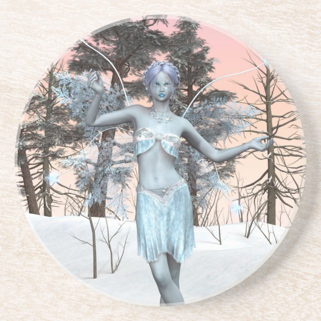 Ice Fairy Getränkeuntersetzer (Vorne)