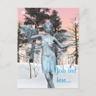 Ice Fairy Postkarte