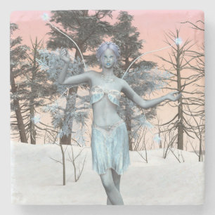 Ice Fairy Steinuntersetzer