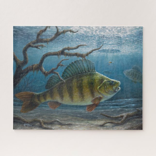 Ice Fishing for Perch (Horizontal)