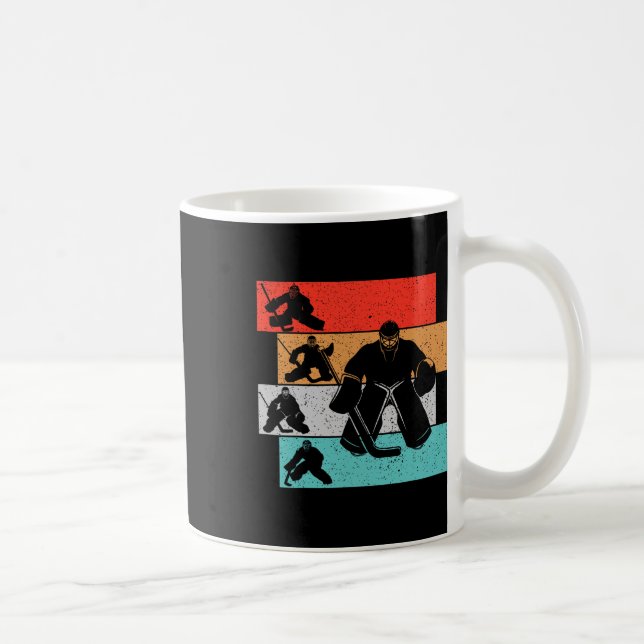 Ice Hockey Goalie Hockey Player Kids Boys Youth Me Kaffeetasse (Rechts)