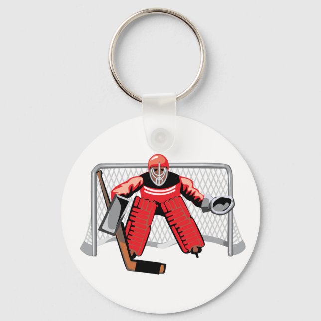 Ice Hockey Goalie Schlüsselanhänger (Vorderseite)