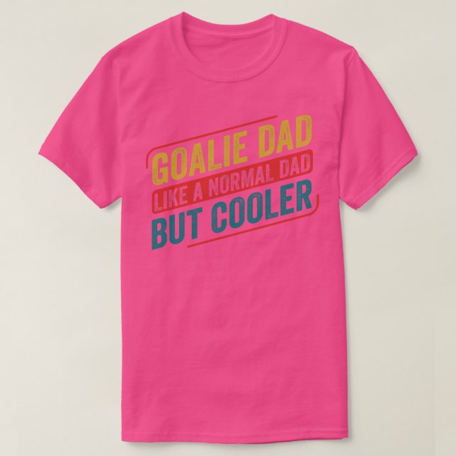 Ice Hockey Goalie Vater Goalkeeper Vater T-Shirt (Design vorne)