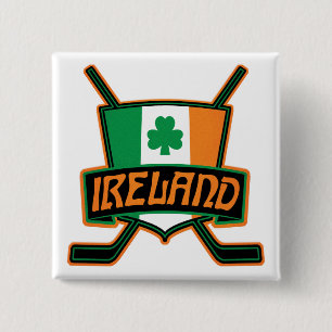 Ice Hockey-Logo-Abzeichen Button